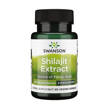 Swanson Shilajit Extrakt 400 mg 60 Kapseln